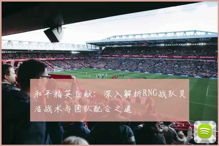 和平精英巨献:深入解析RNG战队灵活战术与团队配合之道